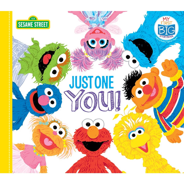Kids Book | Sesame Street | Only One You! - Books & Activities - Poshinate Kiddos Baby & Kids Store - Front cover of book