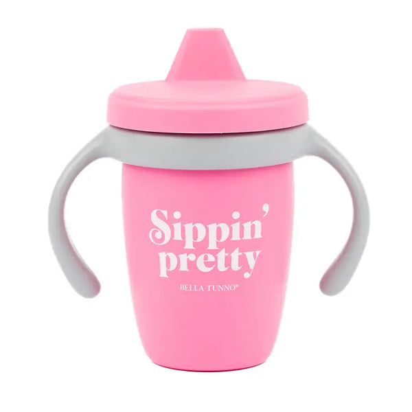 Kids Sippy Cup | Sippin Pretty - Food Prep & Accessories - Poshinate Kiddos Baby & Kids Store - View of sippy cup