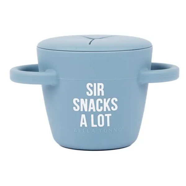 Kids Snack Cup | Sir Snacks A lot | 2 pc - Food Prep & Accessories -  Poshinate Kiddos Baby & Kids Store - View of snack cup