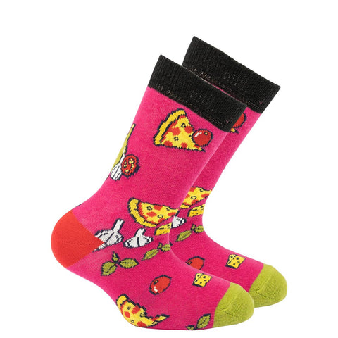 Kids Socks | Foodie - Kids Socks - Poshinate kiddos Baby & Kids Store -  shows Pizza