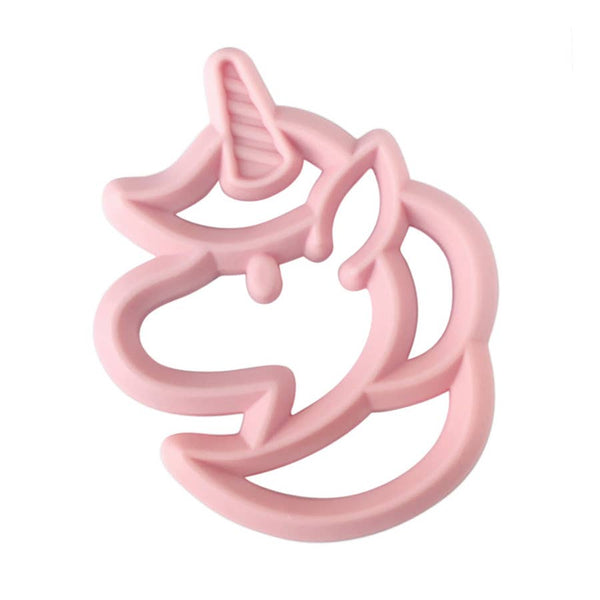 Baby Teether | Unicorn - Light Pink - baby teethers - Poshinate Kiddos Baby & Kids store - large pic