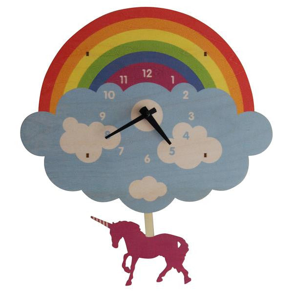 Pendulum Clock | Unicorn Rainbow
