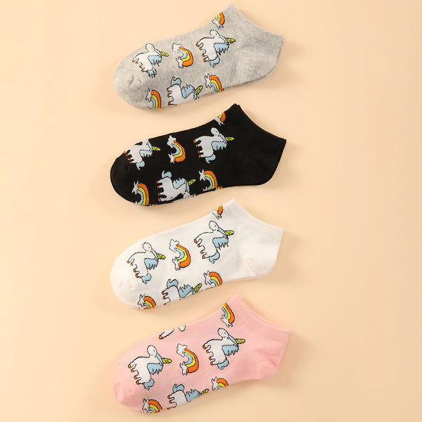Kids Socks | Unicorn 2 Pk - Kids Socks - Poshinate Kiddos Baby & Kids Store - Colors of socks