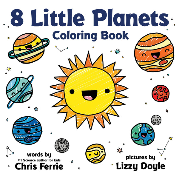 Kids Coloring Book | 8 Little Planets