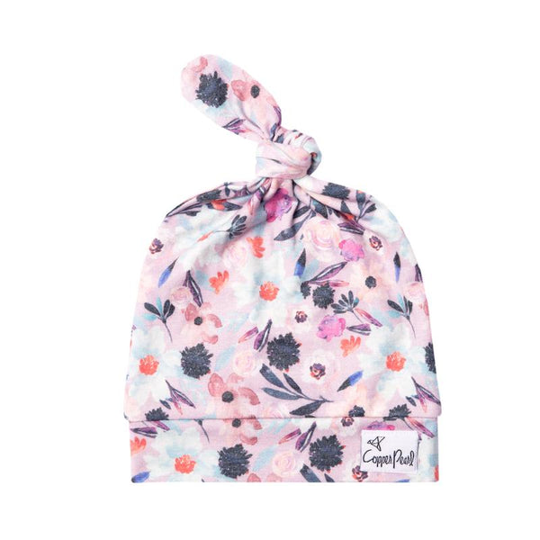 Baby Top Knot Hat | Multi-Floral