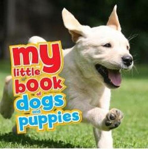 Kids Book | My Little Book of Dogs & Puppies - Books and Activities - Poshinate Kiddos Baby & Kids Store - Cover of book with energetic puppy running