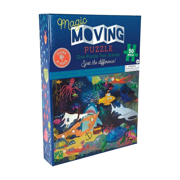 Kids Puzzle | Magic Moving Deep Sea | 50 pc
