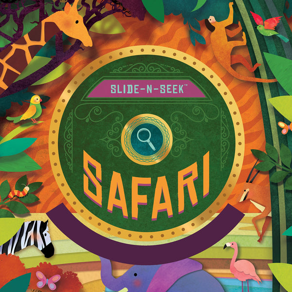 Kids Book | Slide N Seek Safari - Books and Activities - Poshinate Kiddos Baby & Kids Boutique - awesome interactive safari book