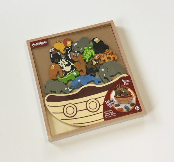 Wooden Balance Boat Puzzle - Puzzles, Games & Toys -  - Poshinate Kiddos - 1