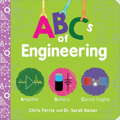 Kids Book | ABC's of Engineering -Books and Activities - Poshinate Kiddos Baby & Kids Boutique book front