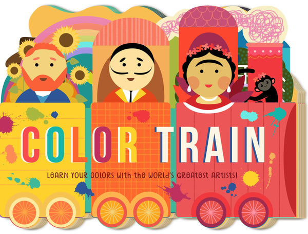 Kids Book | Color Train - Kids Books - Poshinate Kiddos Baby & Kids Store