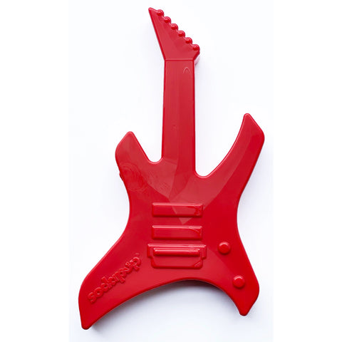 Dog Toy | Electric Guitar - Pet Toys - Poshinate kiddos Baby Kids & Pet Store - front of guitar   