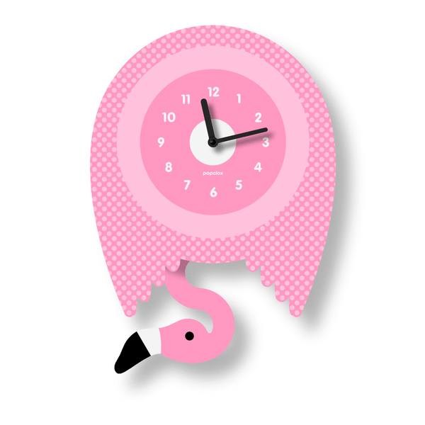 Pendulum Clock | Pink Flamingo
