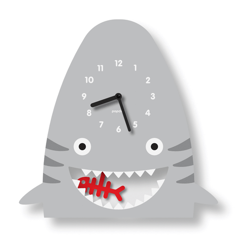 Pendulum Clock | Shark - Pendulum Clocks - Poshinate Kiddos Baby & Kids Store - Moving shark clock