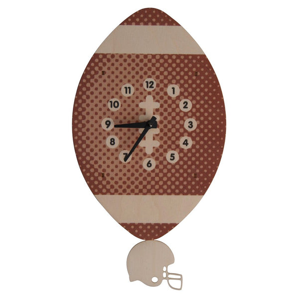 Pendulum Clock | Football-Pendulum Clocks-Poshinate Kiddos Baby & Kids Store