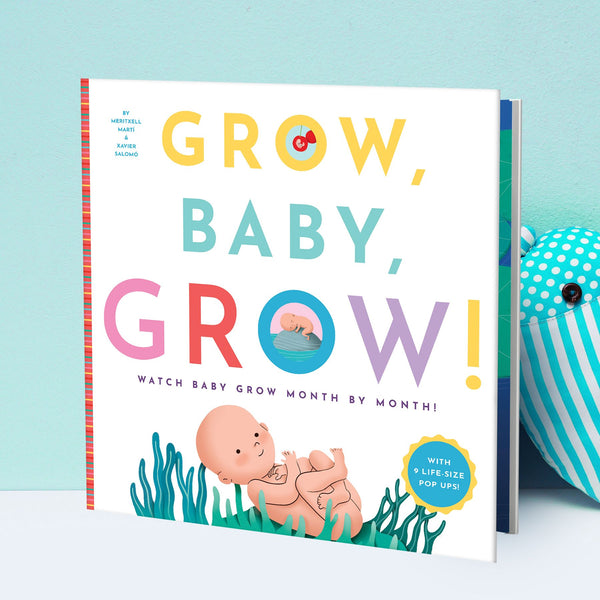 Kids Book | Grow Baby Grow! - Books and Activities - Poshinate Kiddos Baby & Kids Store - Side View