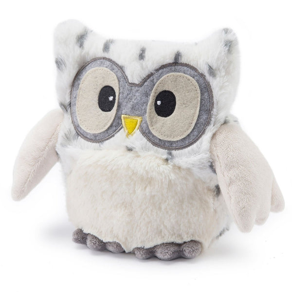 Heatable Stuffed Animal | Hootie Owl | Snow White - Heatable Plush Toys - - Poshinate Kiddos