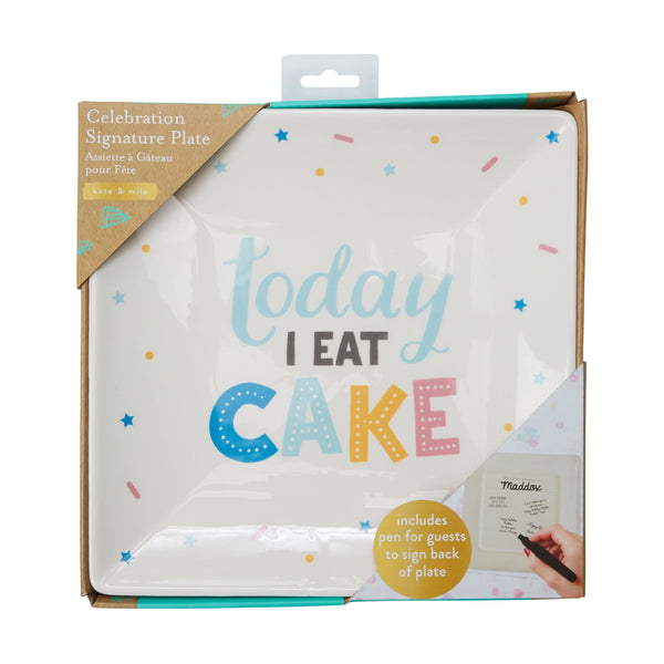 Kids Birthday/Celebration Cake Plate - Food Prep & Accessories - Poshinate Kiddos Baby & Kids Store - Cake Plate in box