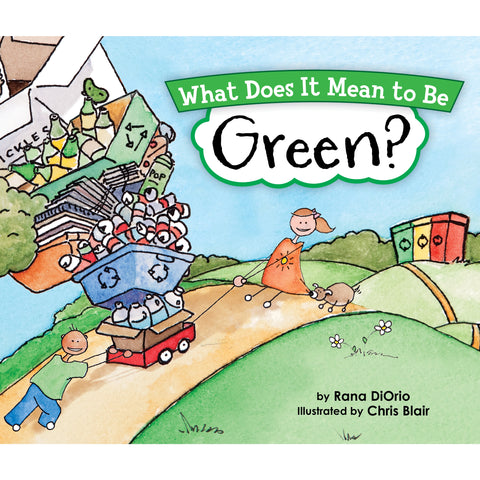 Kids Book | What Does It Means to Be Green - Books and Activities - Poshinate Kiddos Baby & Kids Store - Book cover view