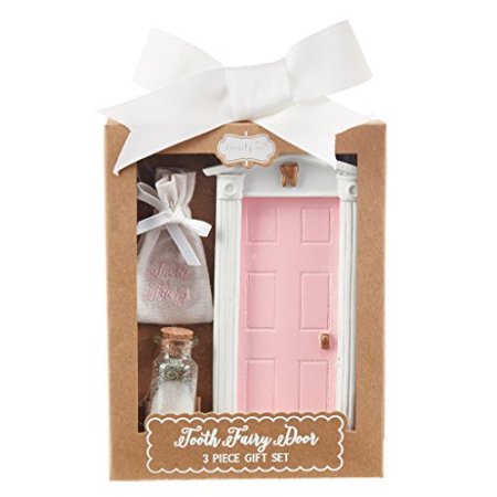 Tooth Fairy Door Gift Set | Pink/White - Tooth Fairy - Poshinate Kiddos Baby & Kids Store